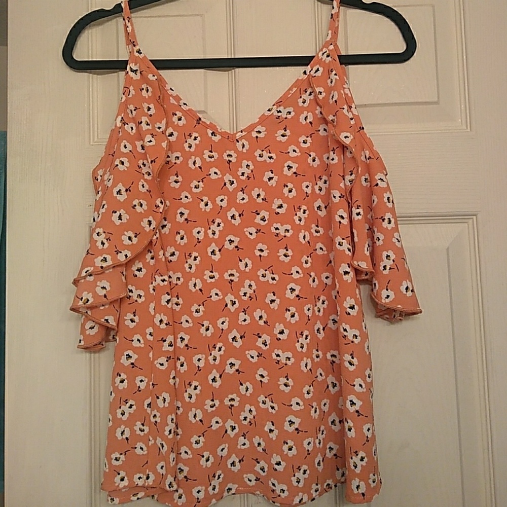 SMALL cold shoulder blouse
